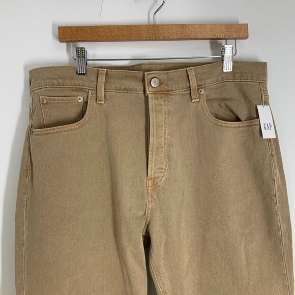 Gap Women's Cheeky Straight High Rise Raw Hem Stretch Denim Jeans Size 16S NWT‎ - Picture 4 of 14